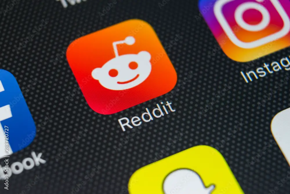 Reddit icon on a phone